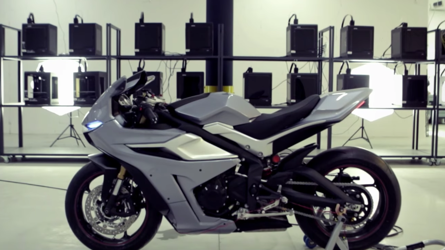The Zortrax 3D Printed Motorcycle